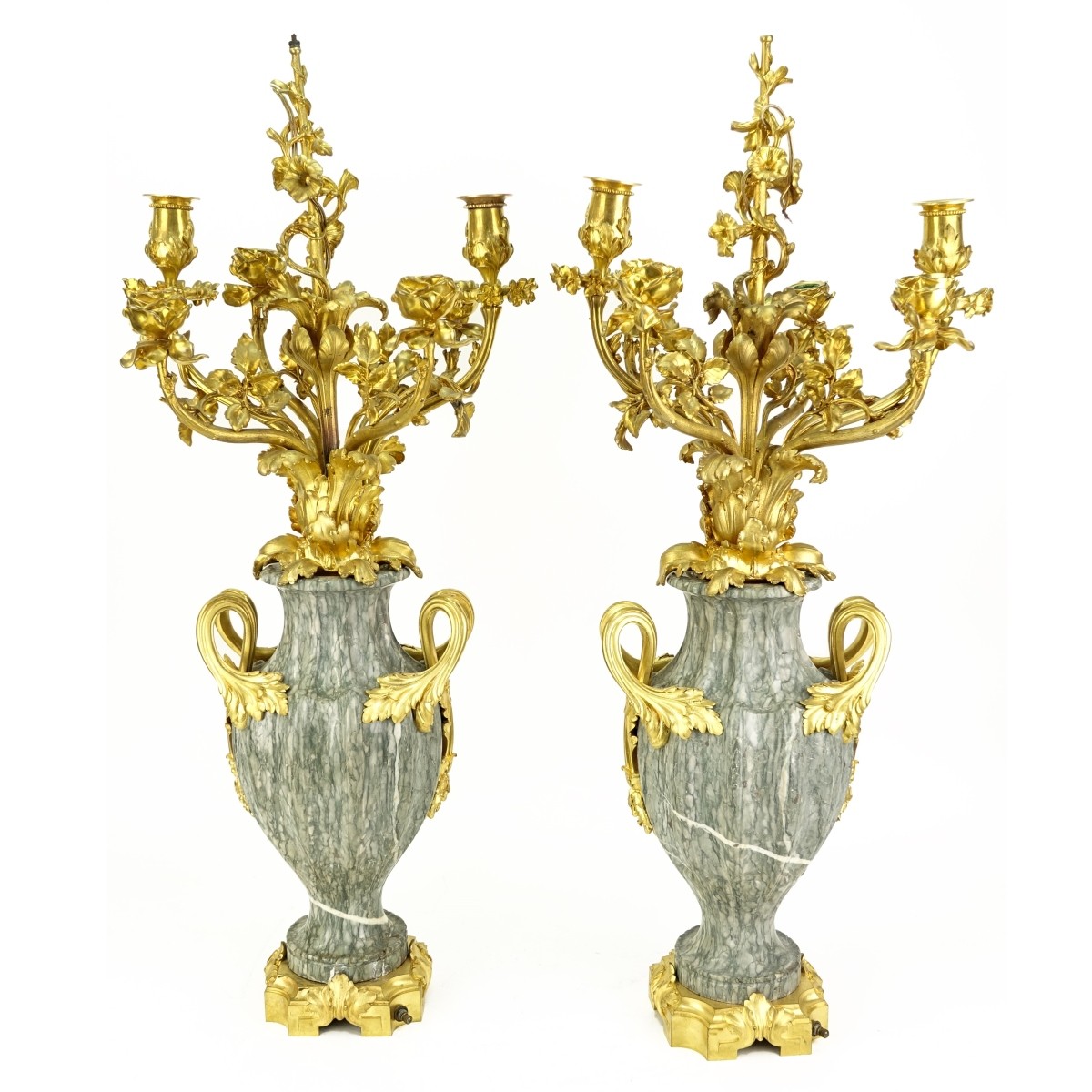 Pair of French Candelabra