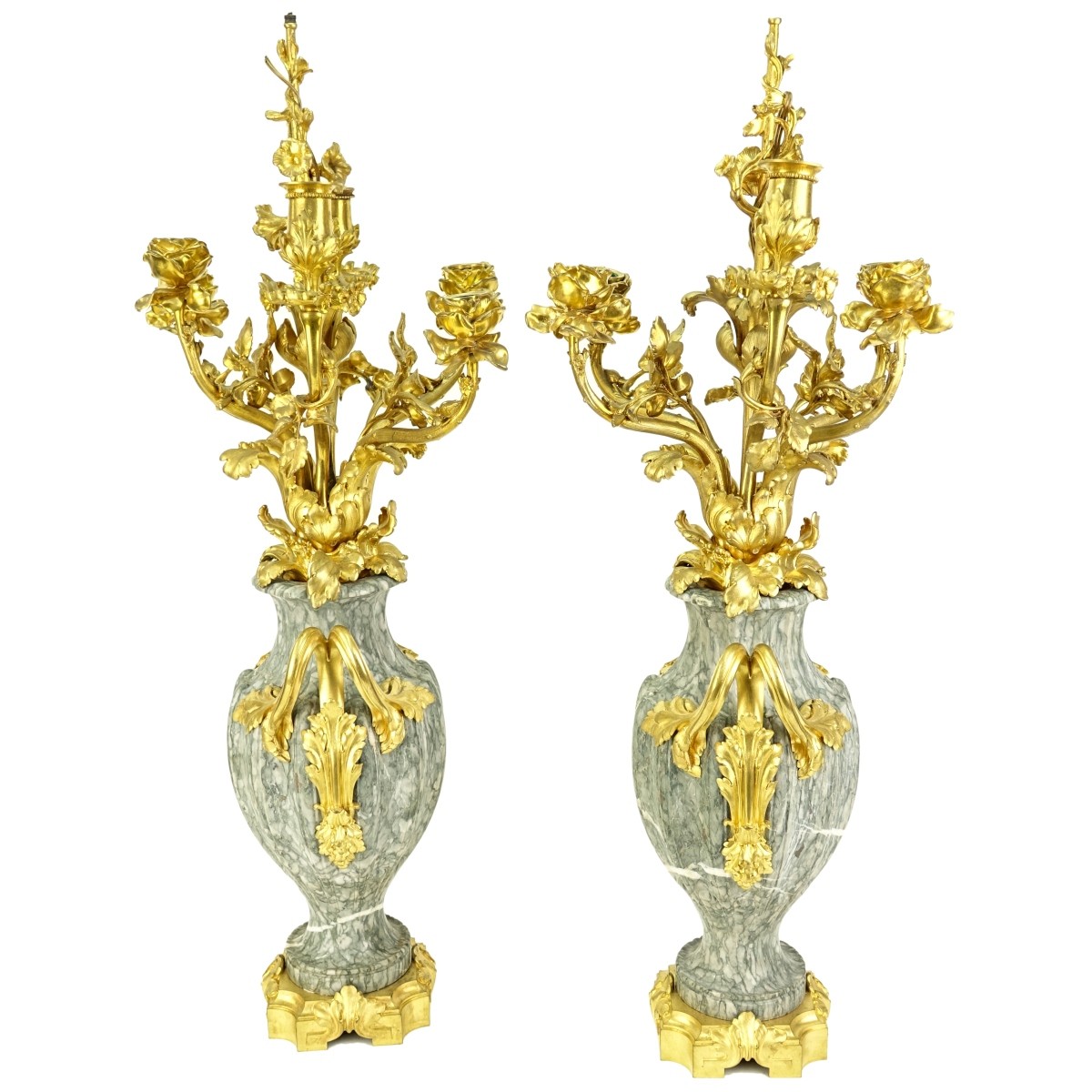 Pair of French Candelabra