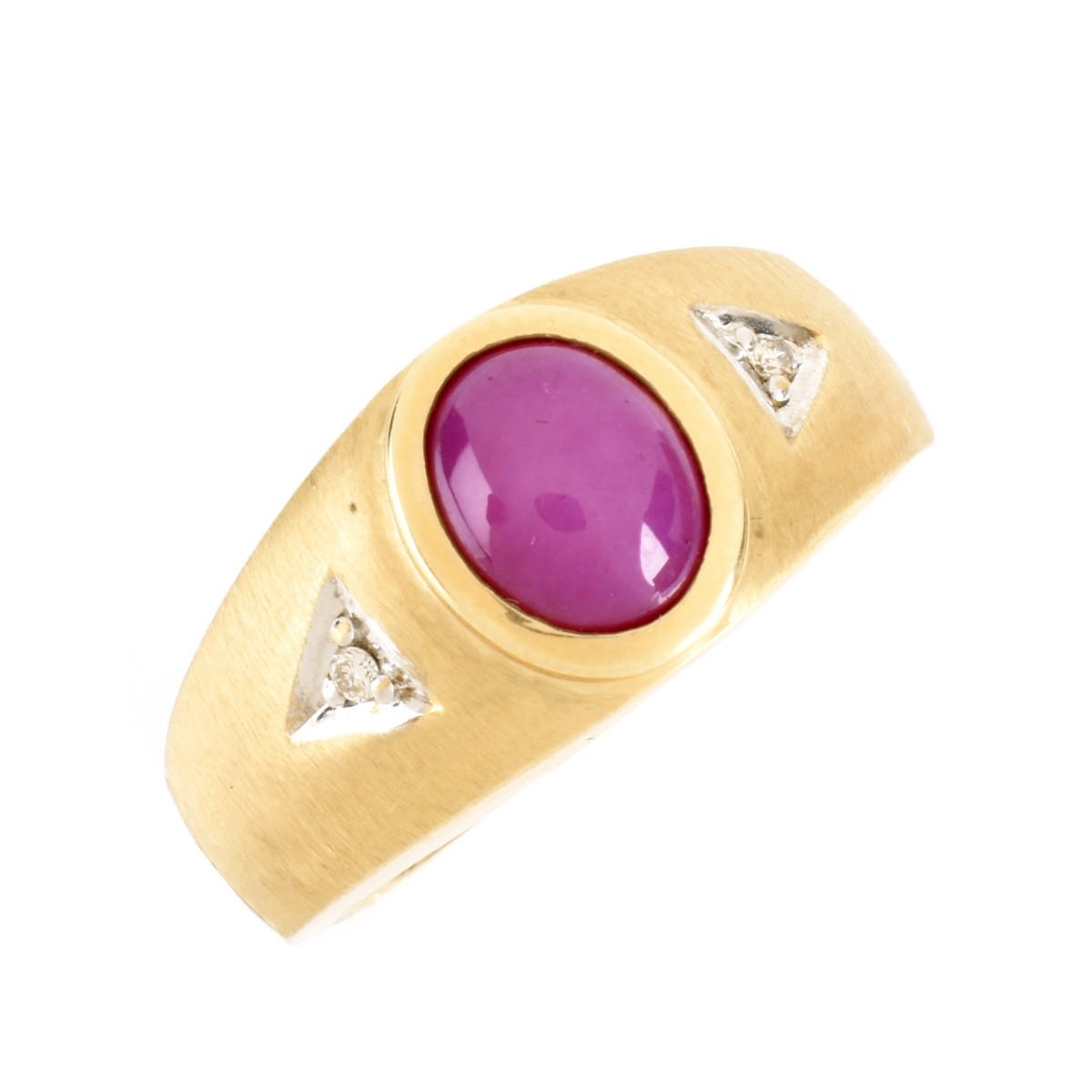 Man's Vintage Star Ruby and 14K Ring