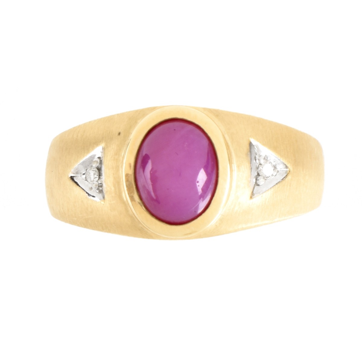 Man's Vintage Star Ruby and 14K Ring