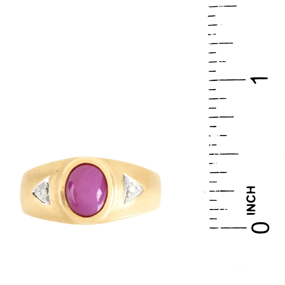 Man's Vintage Star Ruby and 14K Ring