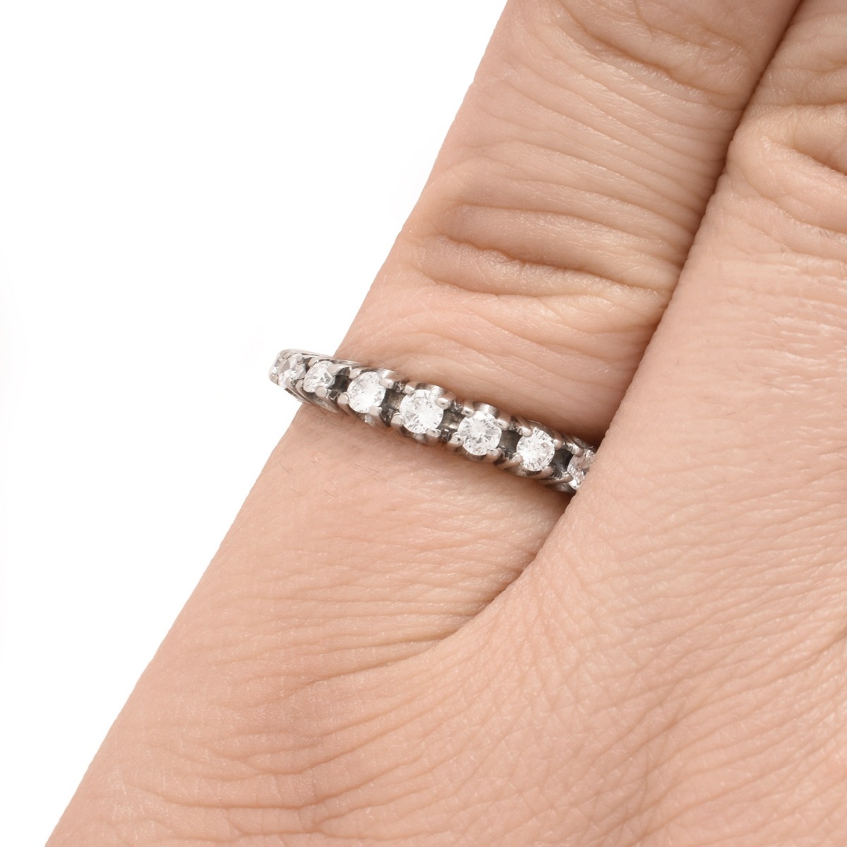 Vintage Diamond and 14K Eternity Band