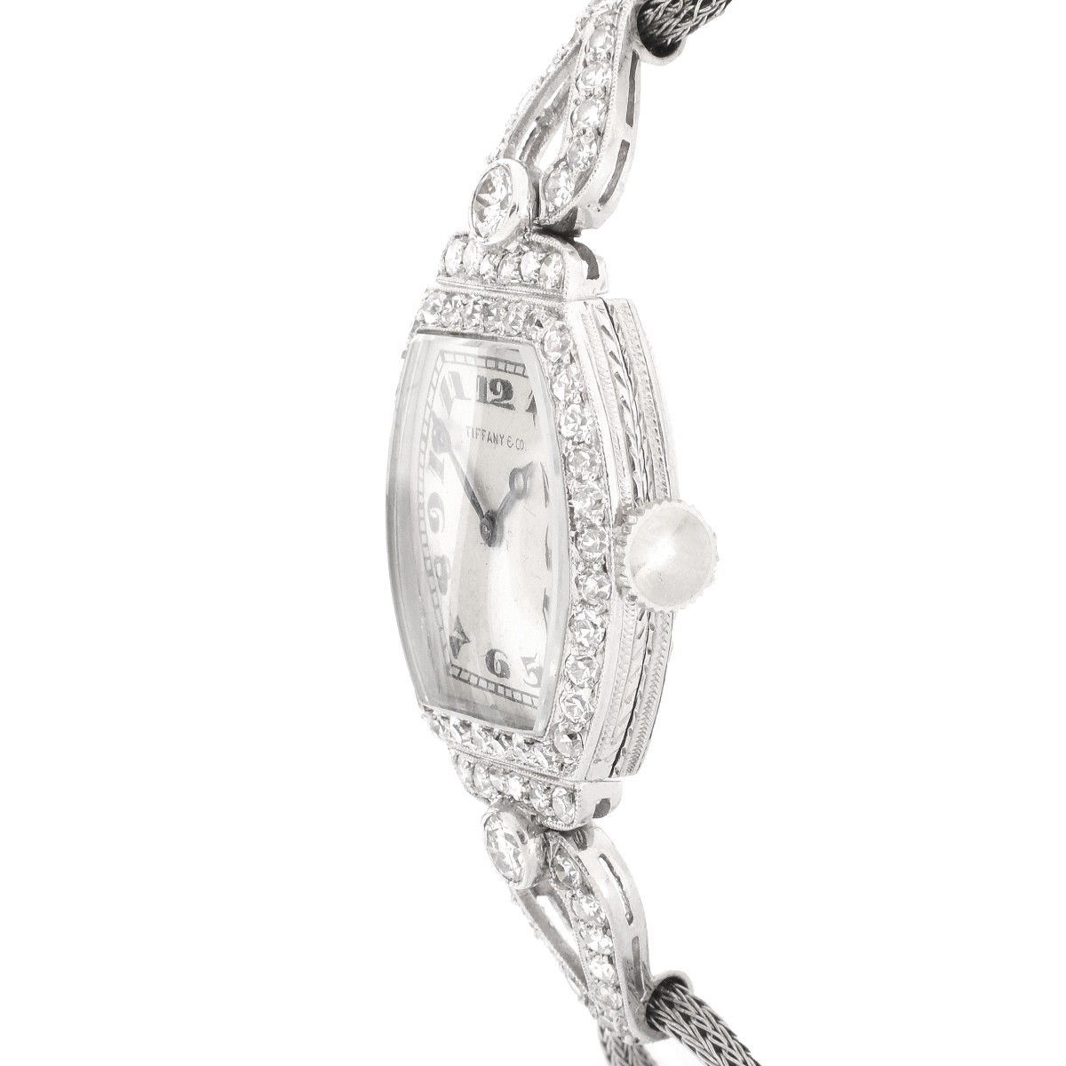 Antique Tiffany & Co Diamond and Platinum Watch