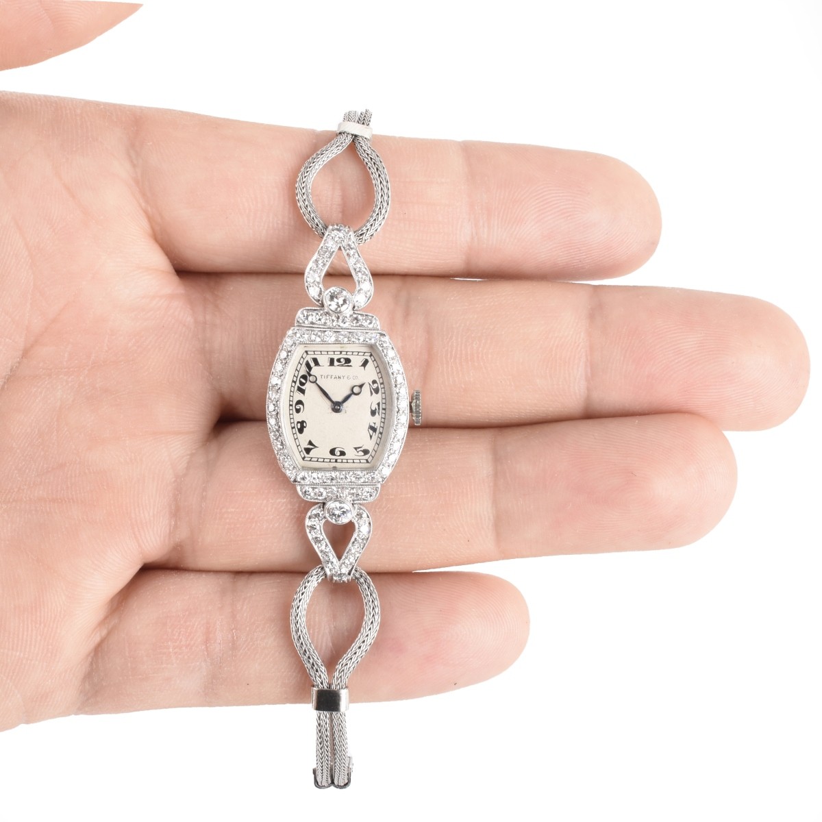 Antique Tiffany & Co Diamond and Platinum Watch