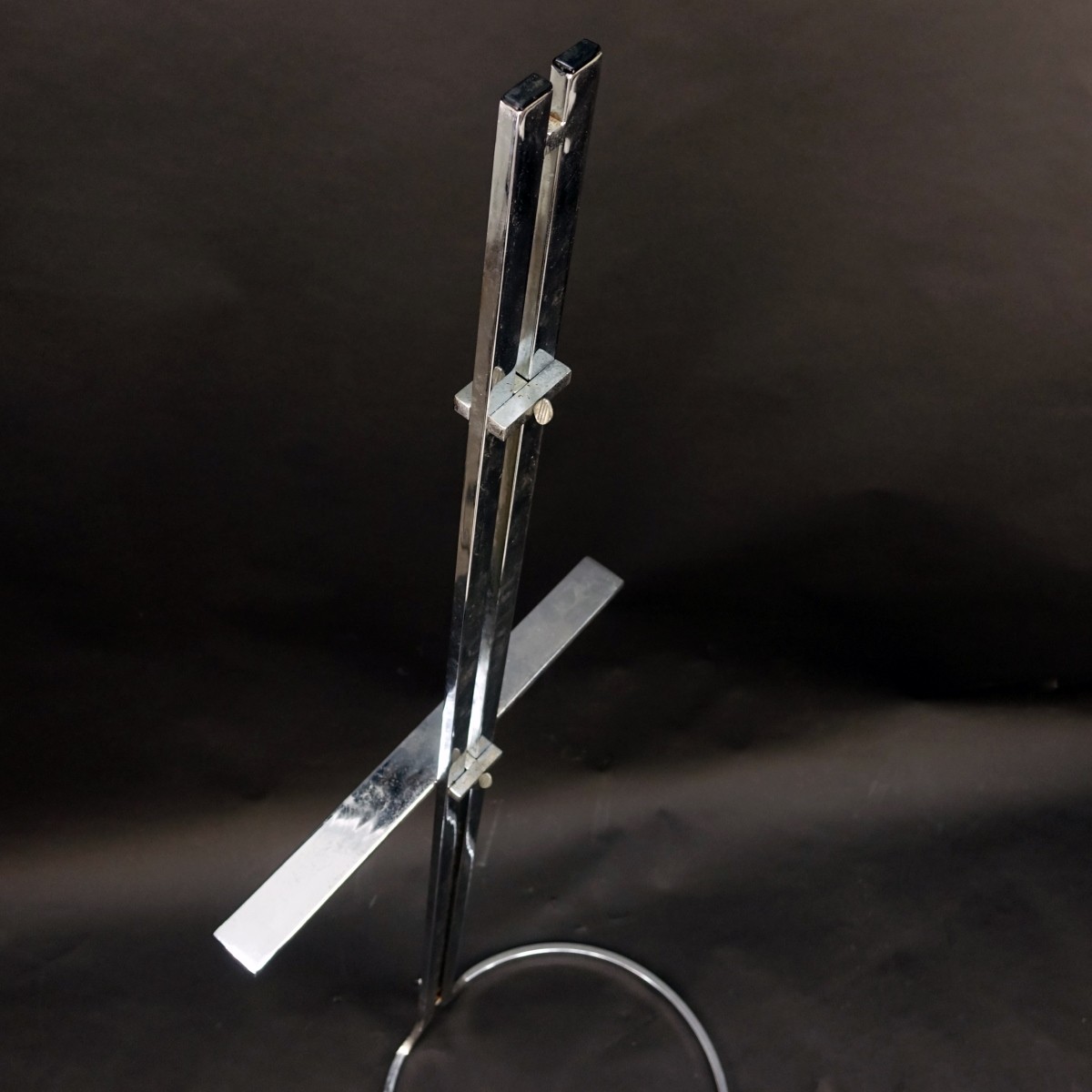 Mid Century Chrome Easel