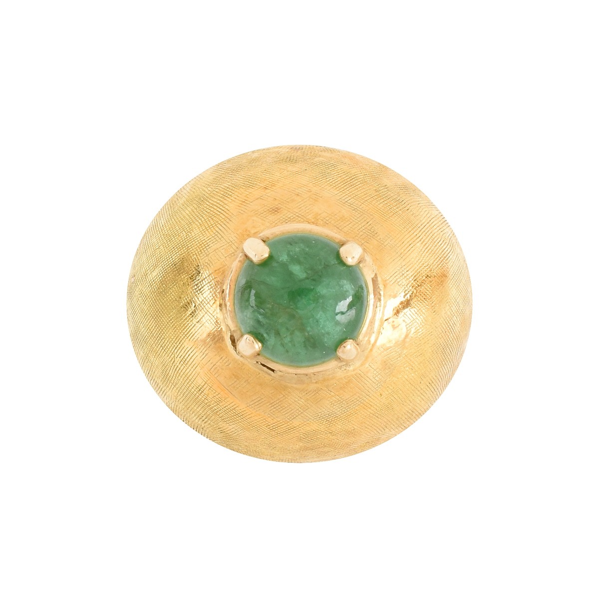 Italian Emerald and 18K Ring