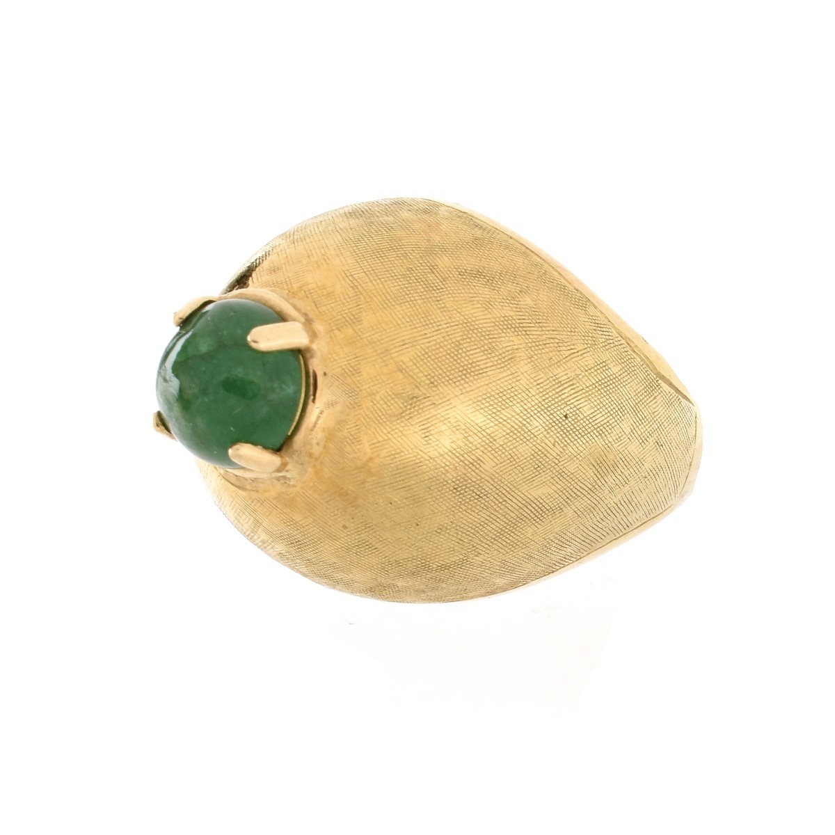 Italian Emerald and 18K Ring