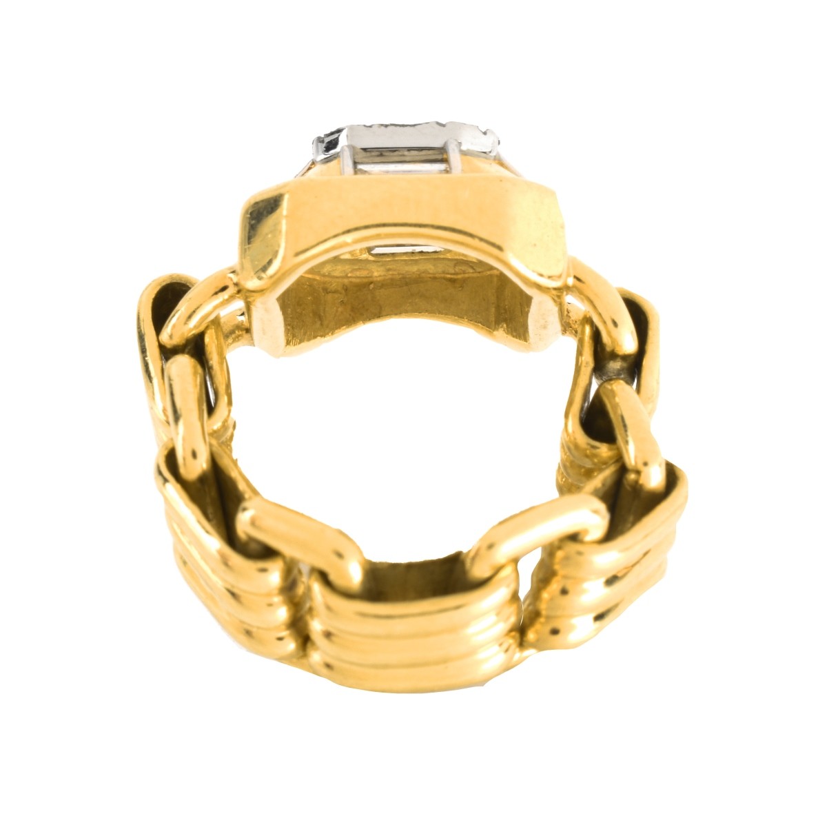 Diamond and 18K Ring Mounting