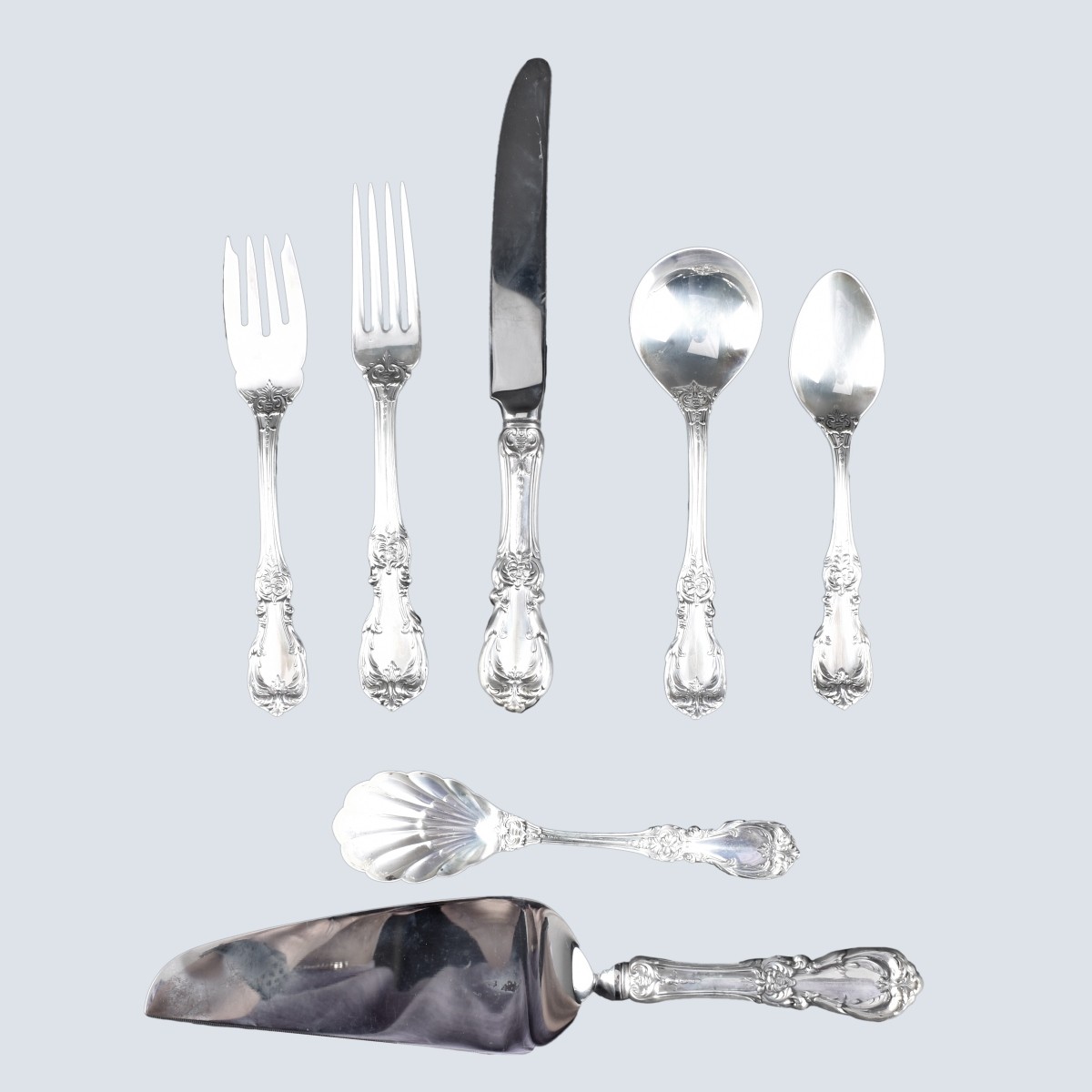 Reed and Barton "Burgundy" Flatware Set