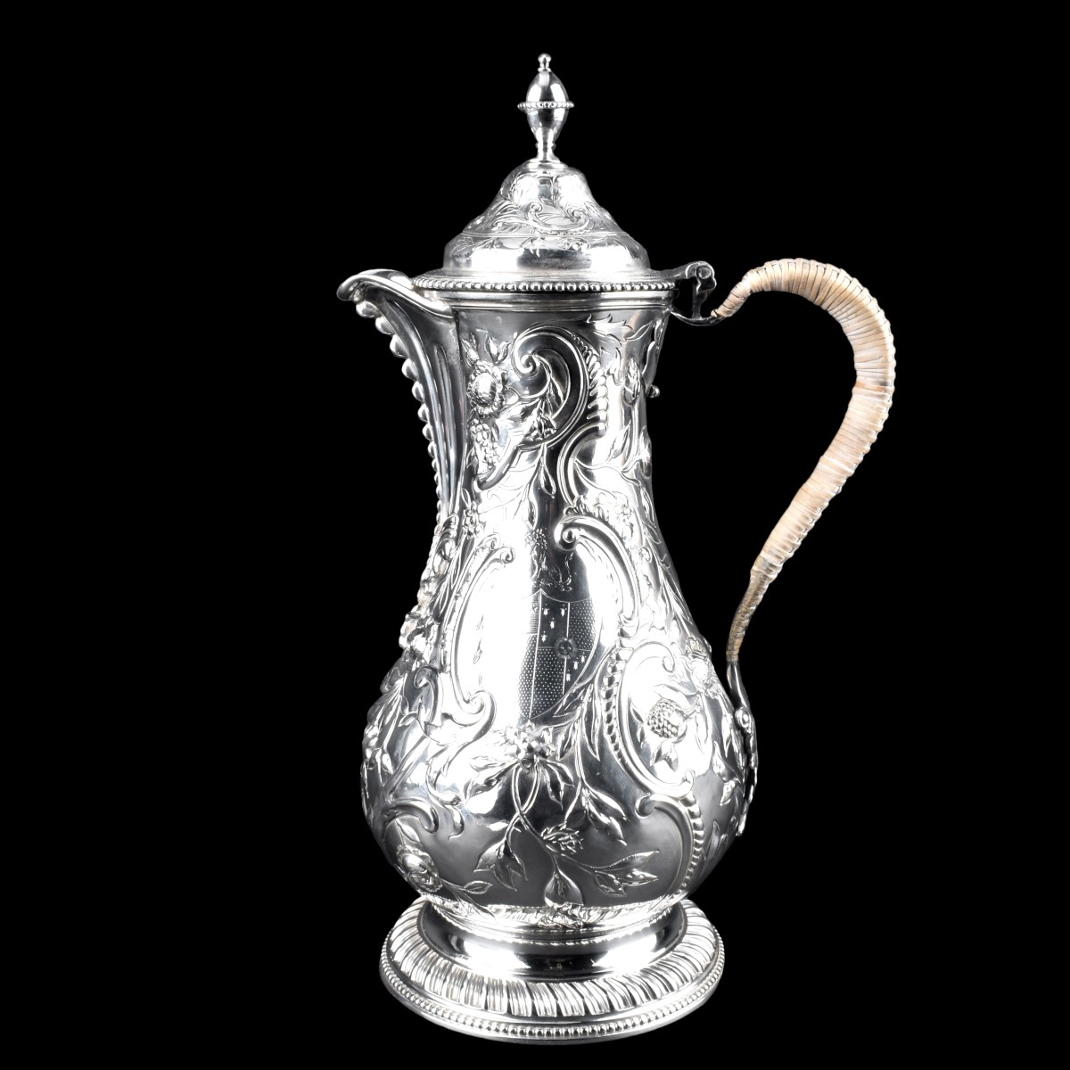 18th C Ebenezer Coker Silver Pitcher