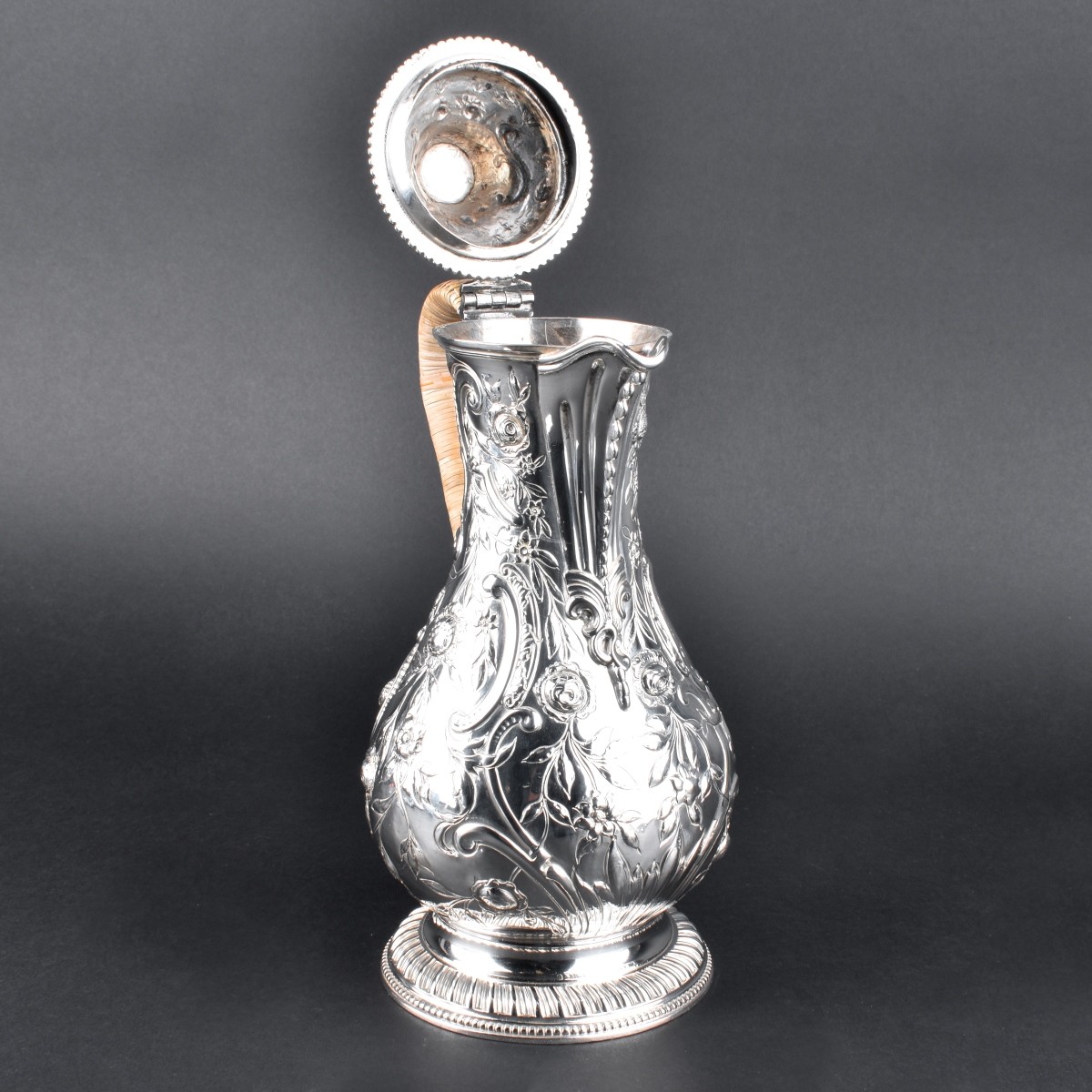 18th C Ebenezer Coker Silver Pitcher