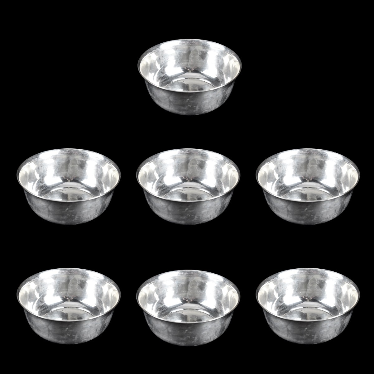 7 Sterling Silver Bowls