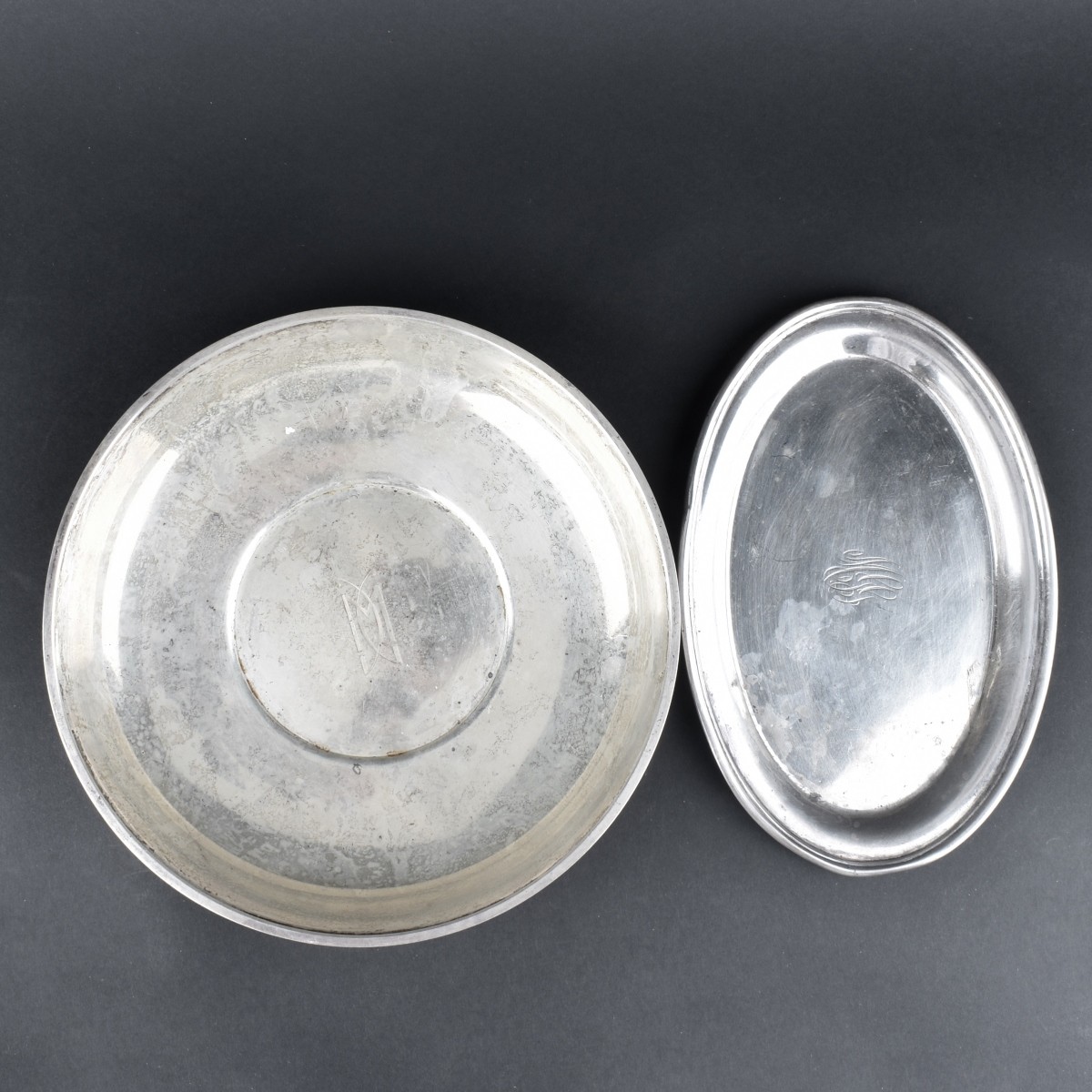 Five Sterling Silver Tableware