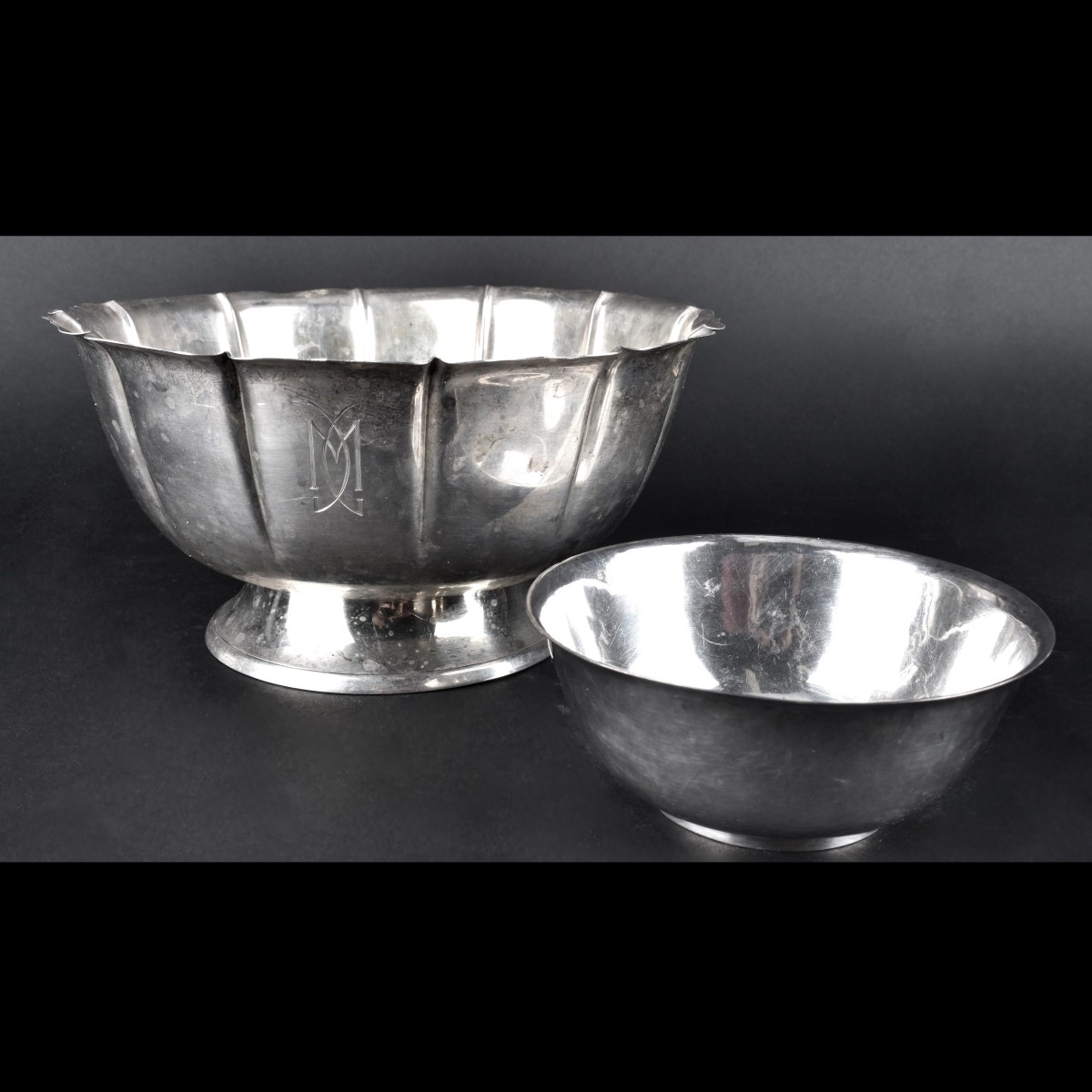 3 Piece Sterling Table Top Items
