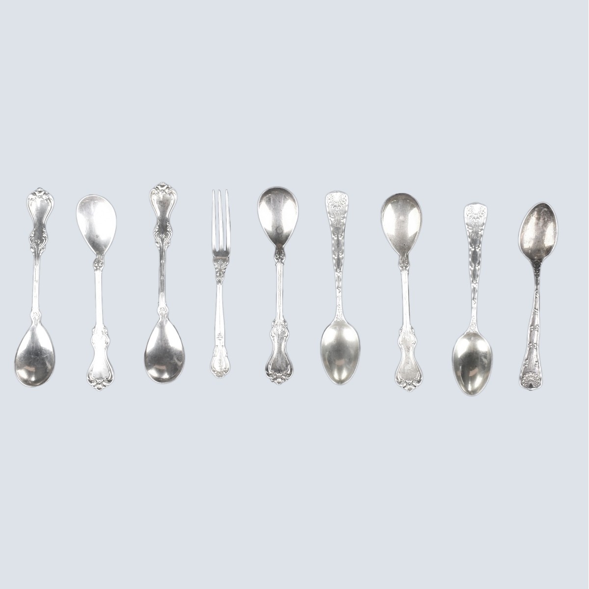 Nine (9) Pieces Sterling Silver Flatware