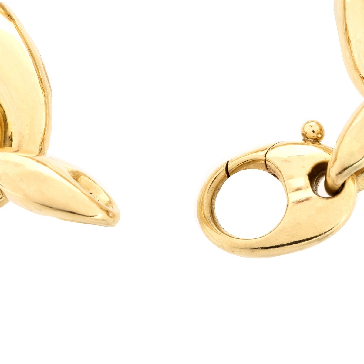 Vintage Gucci Jumbo Puff Link 18K Bracelet