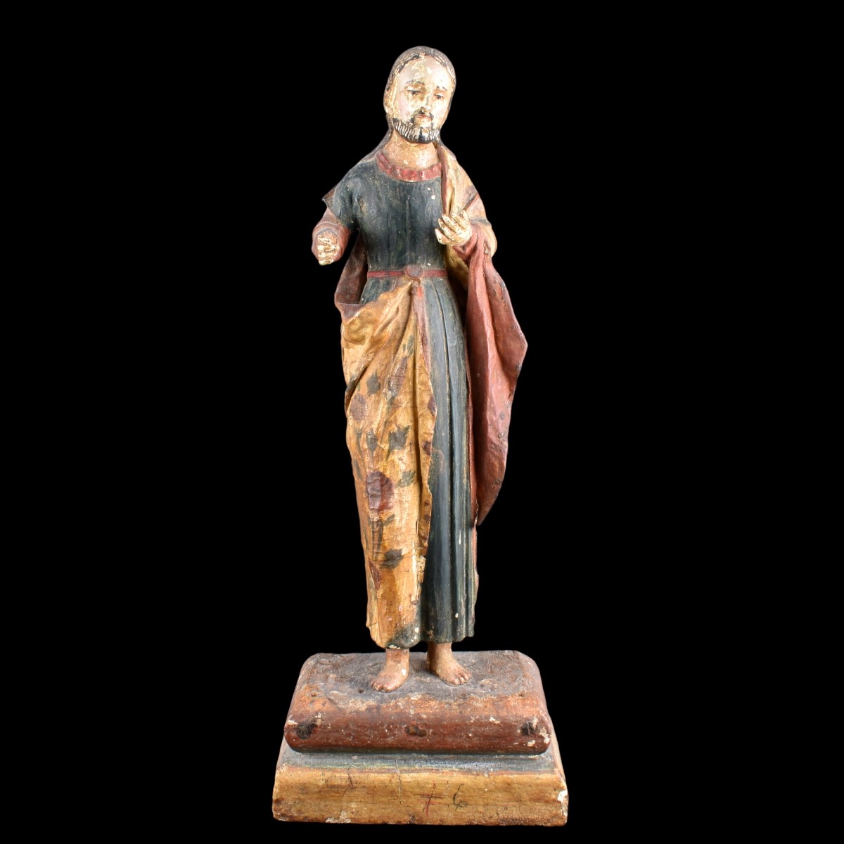 18/19th Century Religious Icon Figurine