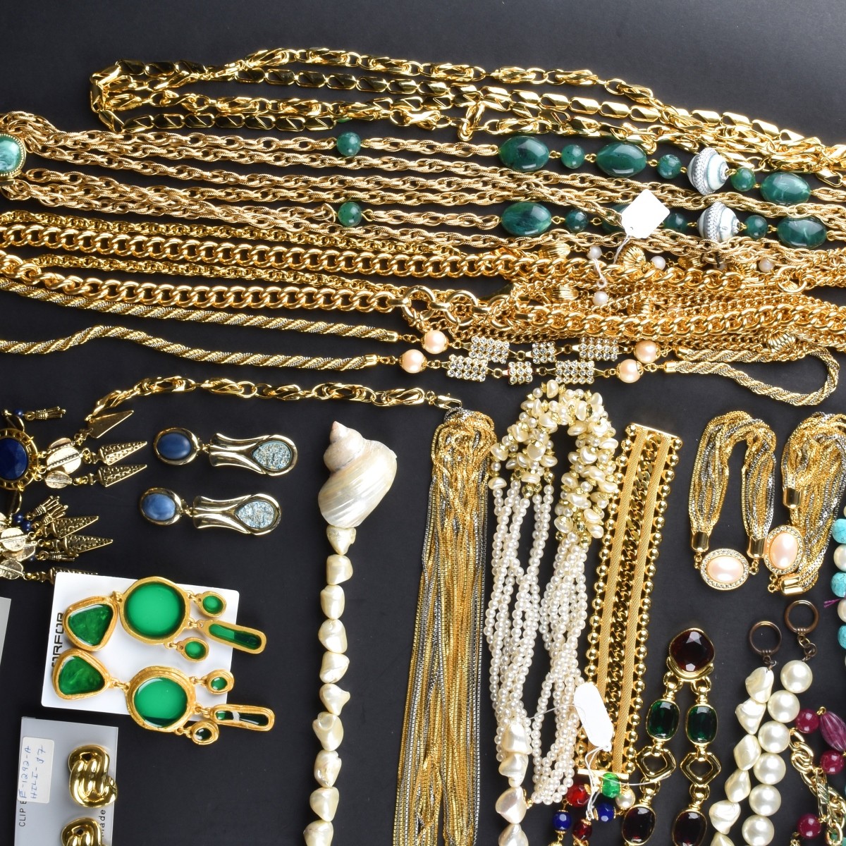 Large Assortment of Retro Costume Jewelry