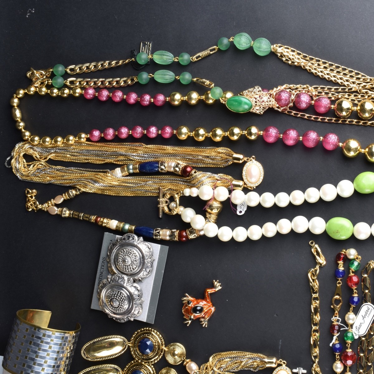 Large Assortment of Retro Costume Jewelry