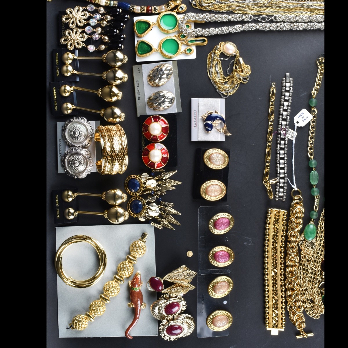 Large Assortment of Retro Costume Jewelry