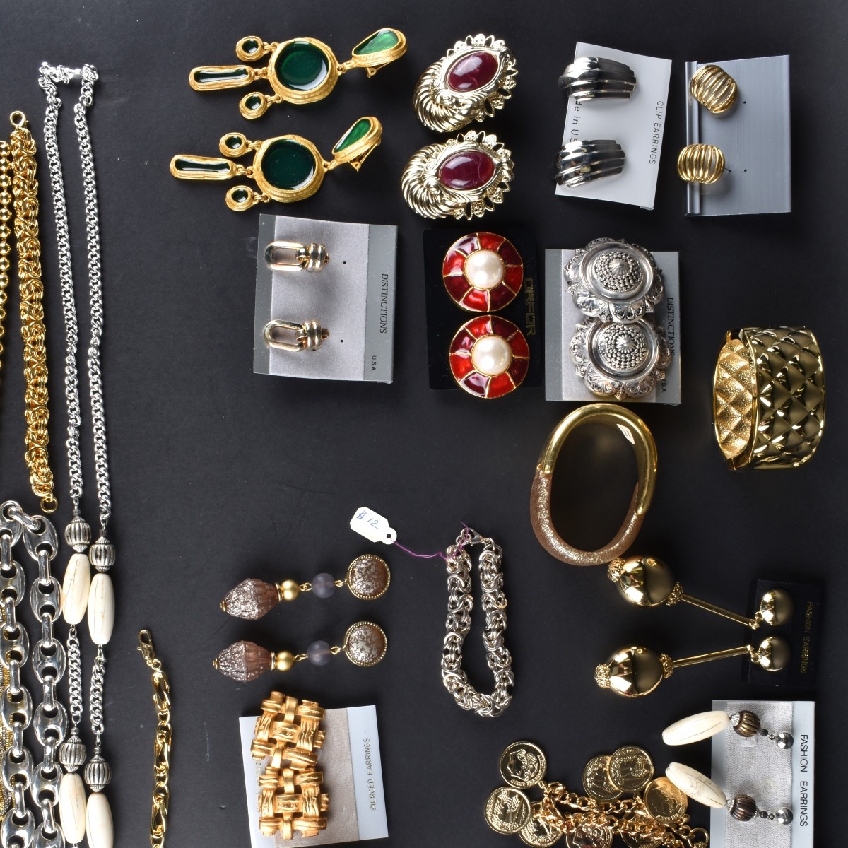 Large Assortment of Retro Costume Jewelry