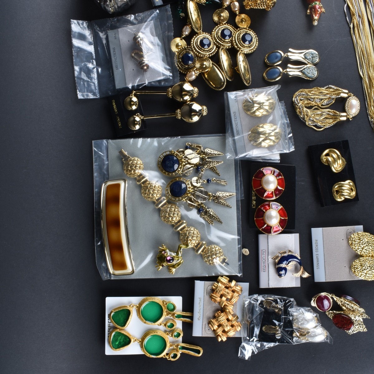 Large Assortment of Retro Costume Jewelry