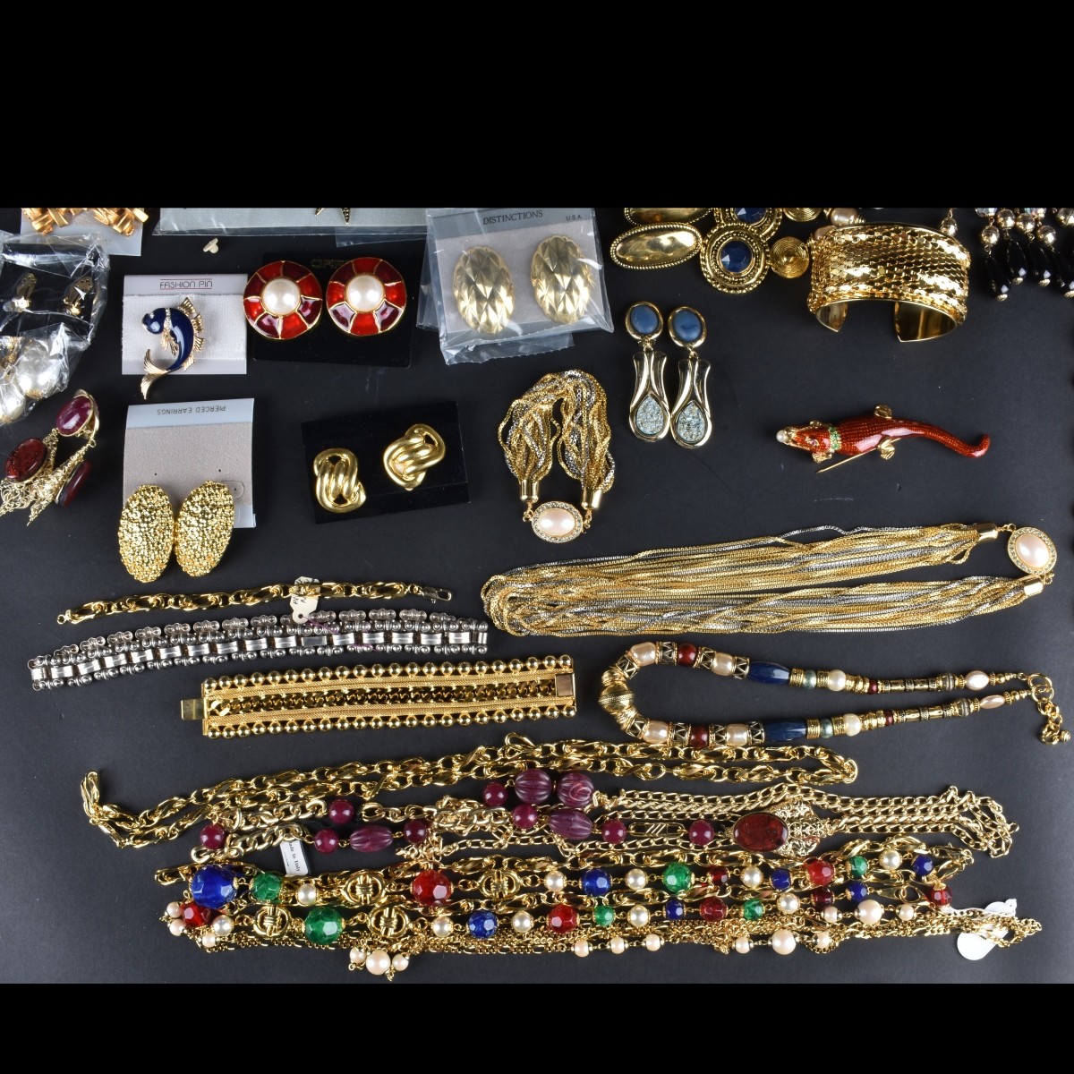 Large Assortment of Retro Costume Jewelry