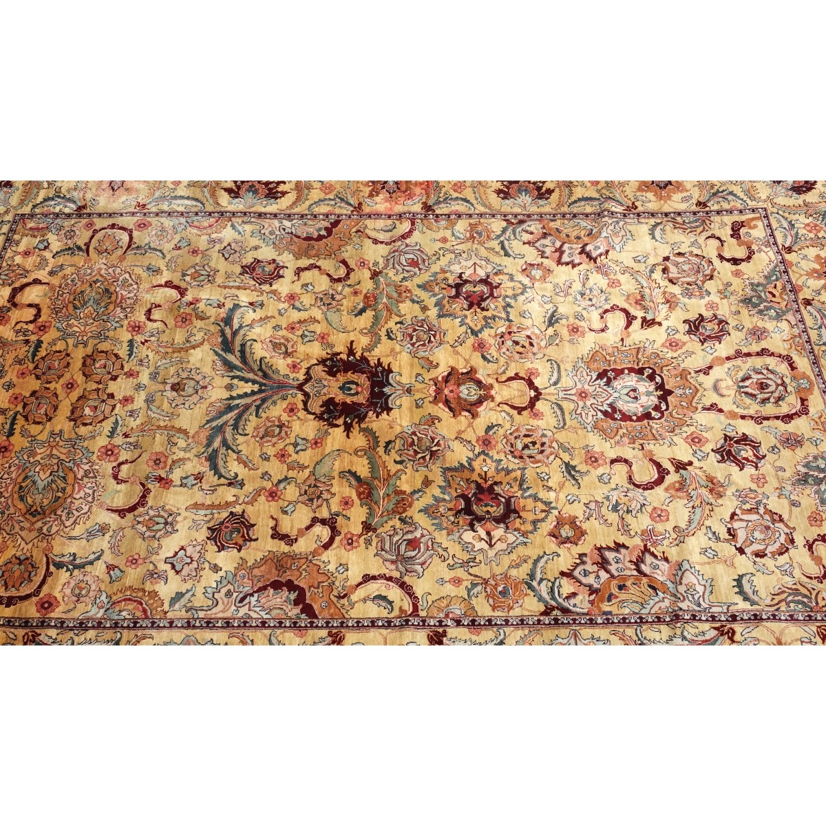 Semi-Antique Oushak Carpet