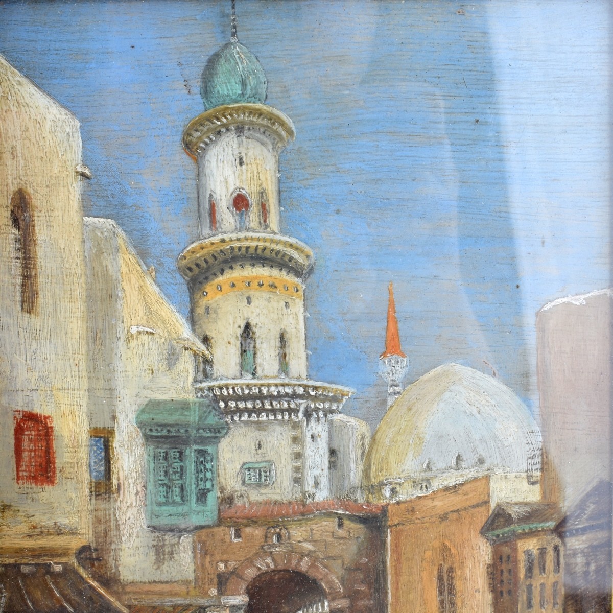 Orientalist School Oil On Panel Paintings