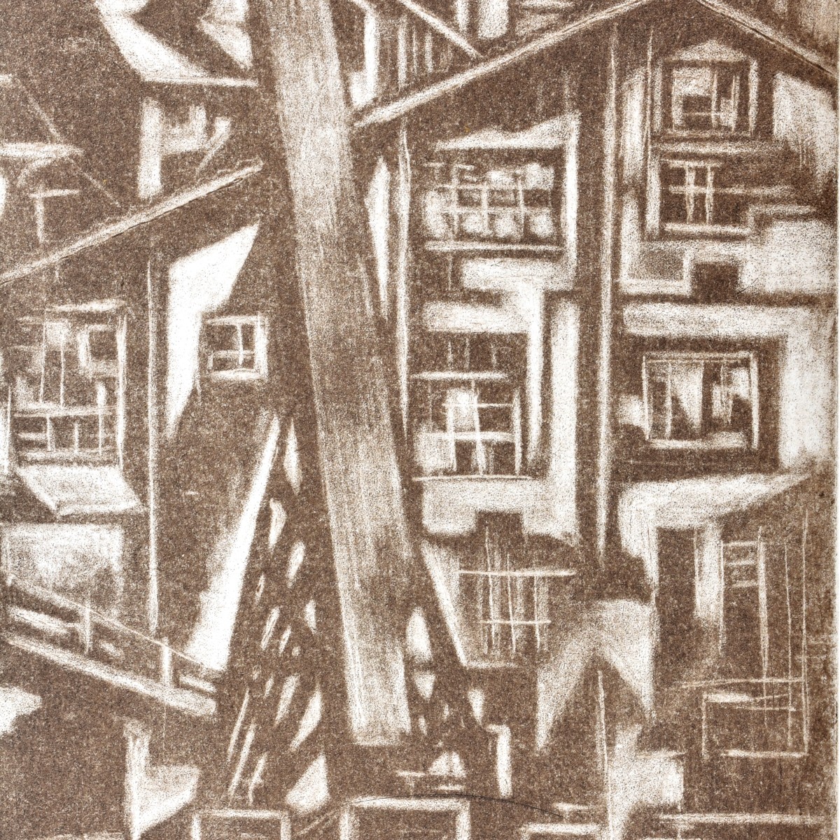 Dox Thrash, American (1893-1965) Mezzotint