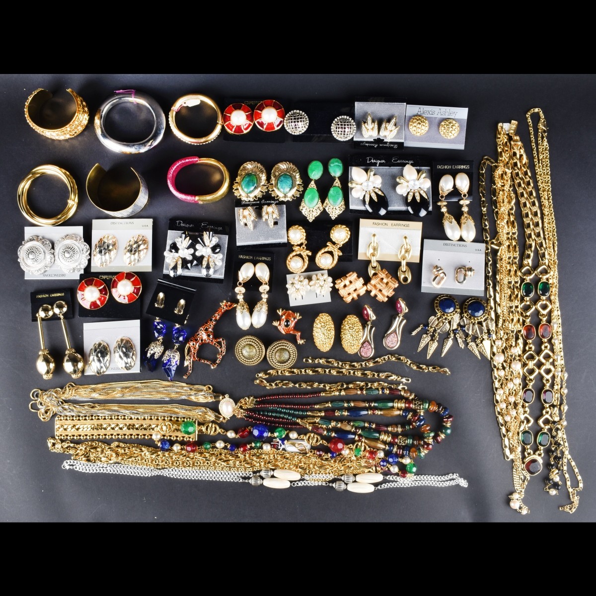 Large Assortment of Retro Costume Jewelry