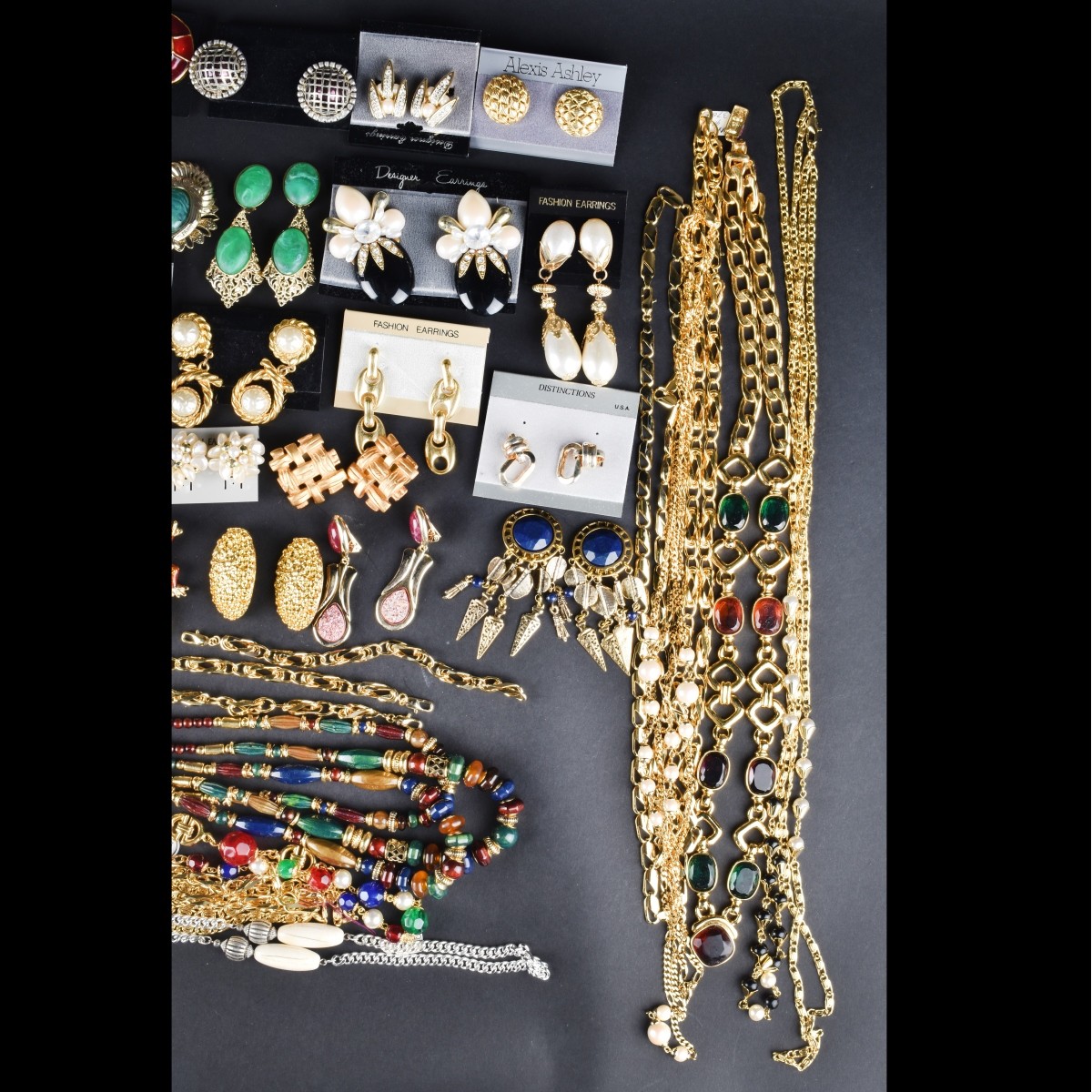 Large Assortment of Retro Costume Jewelry