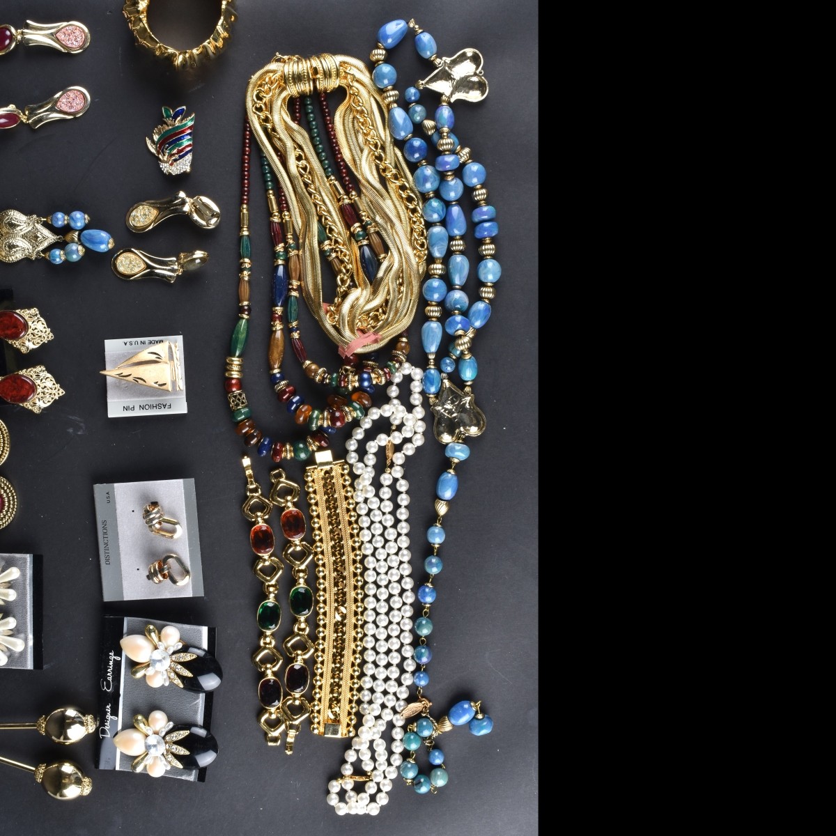 Large Collection of Retro Costume Jewelry