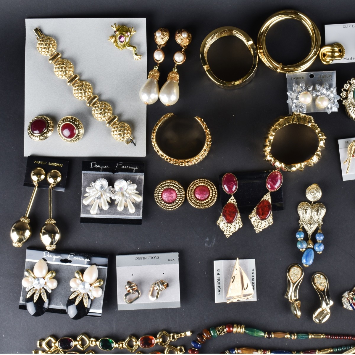 Large Collection of Retro Costume Jewelry