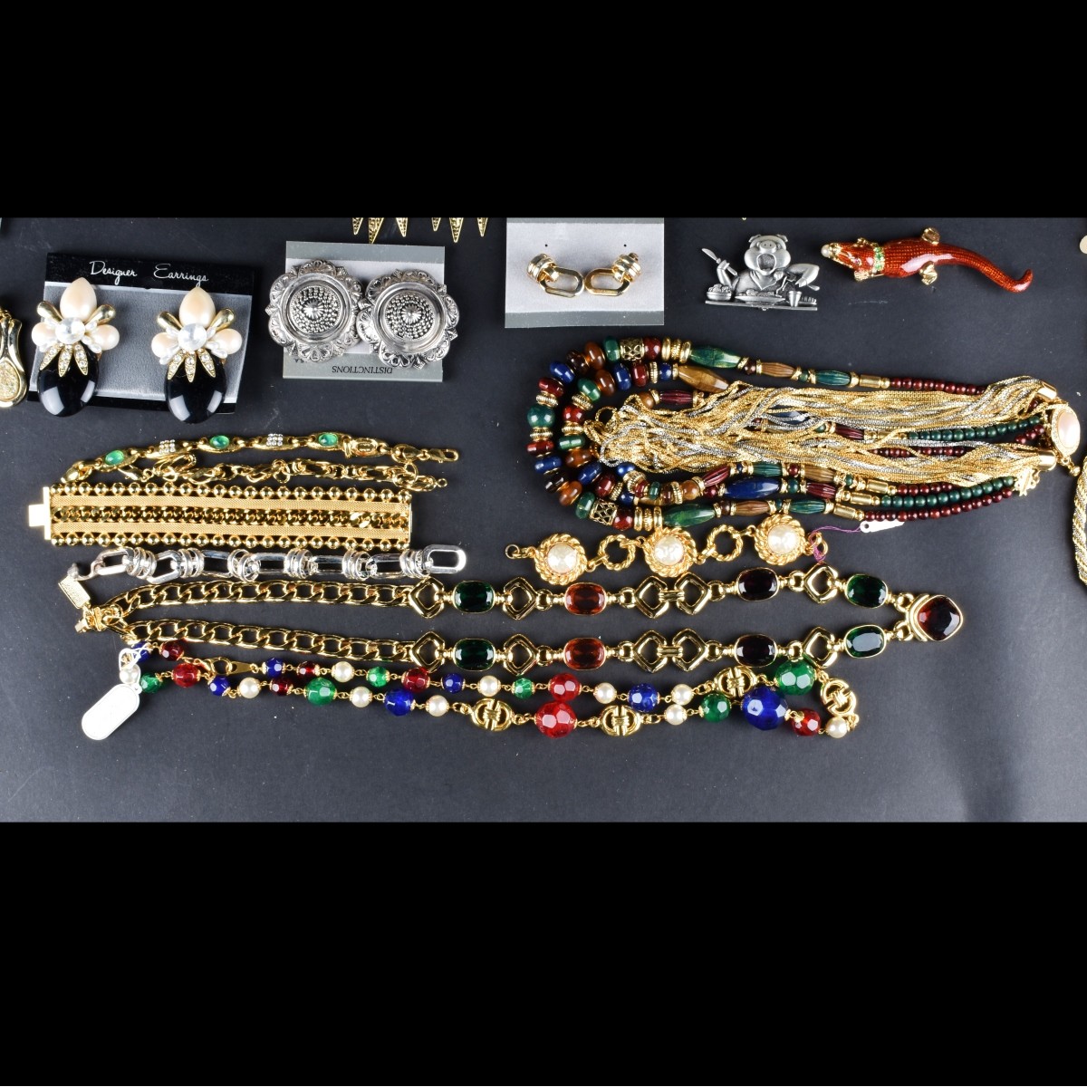 Large Collection of Retro Costume Jewelry