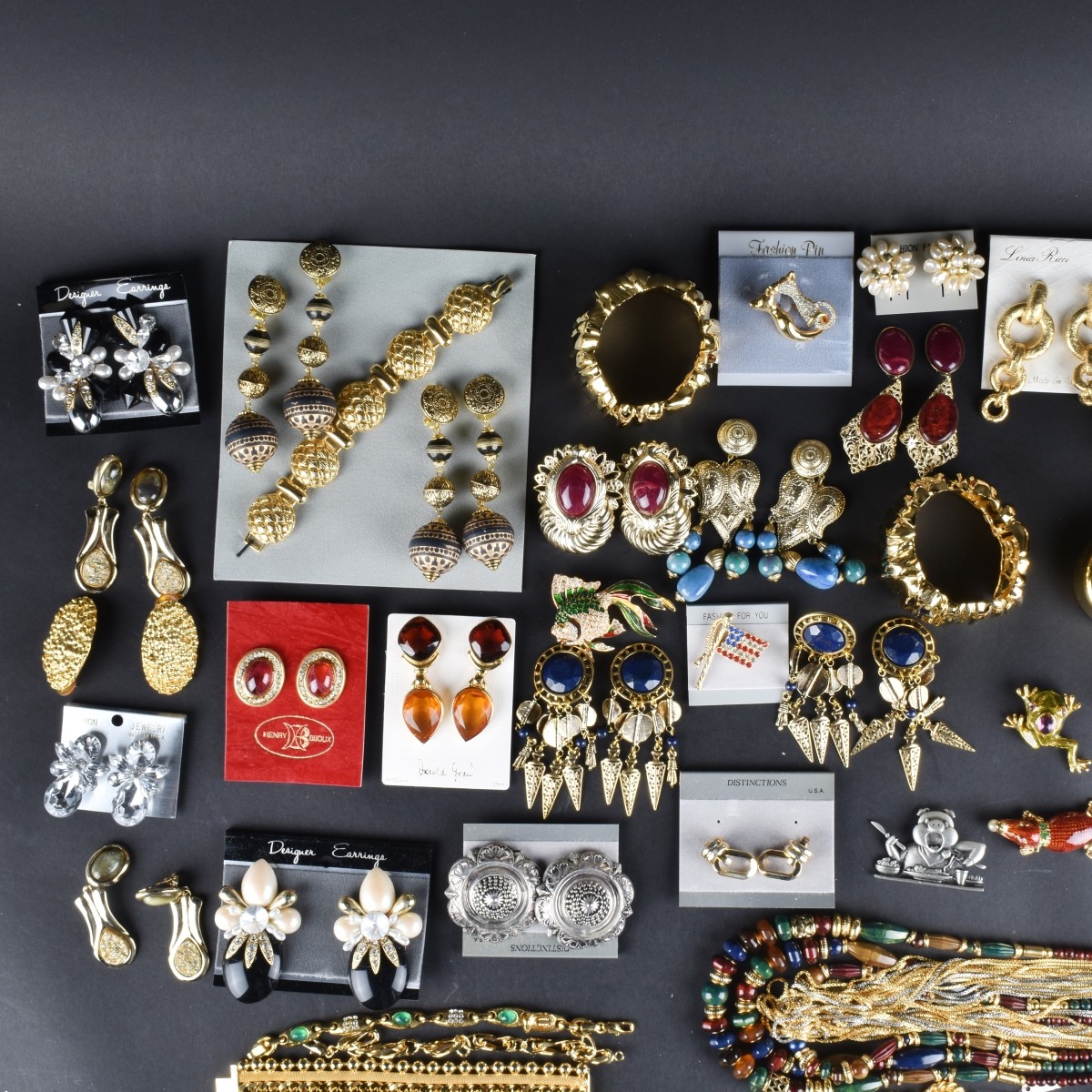 Large Collection of Retro Costume Jewelry