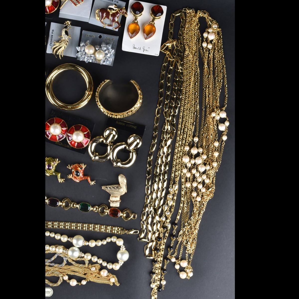 Large Collection of Retro Costume Jewelry