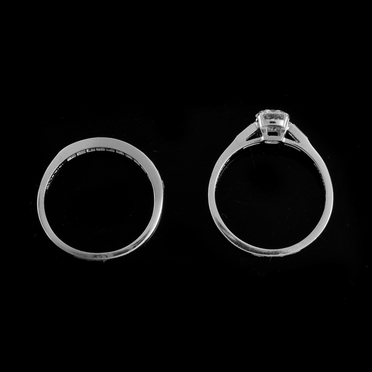 Vintage Tiffany & Co Diamond Wedding Set