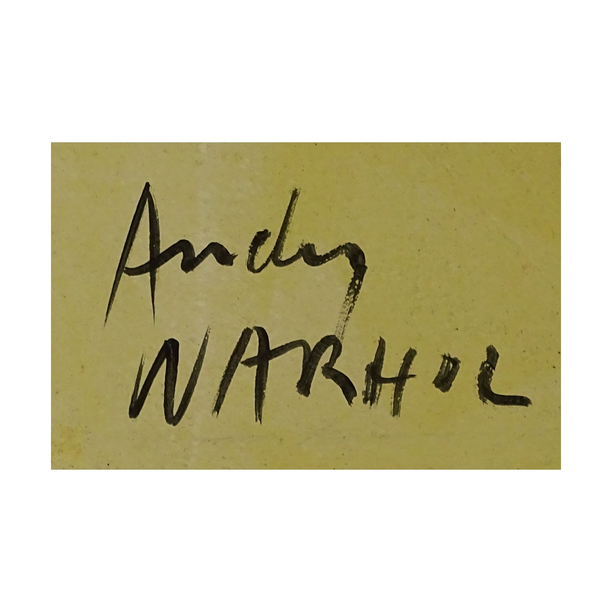 Peter Keil (b. 1942 ) Acrylic/Canvas "Andy Warhol"