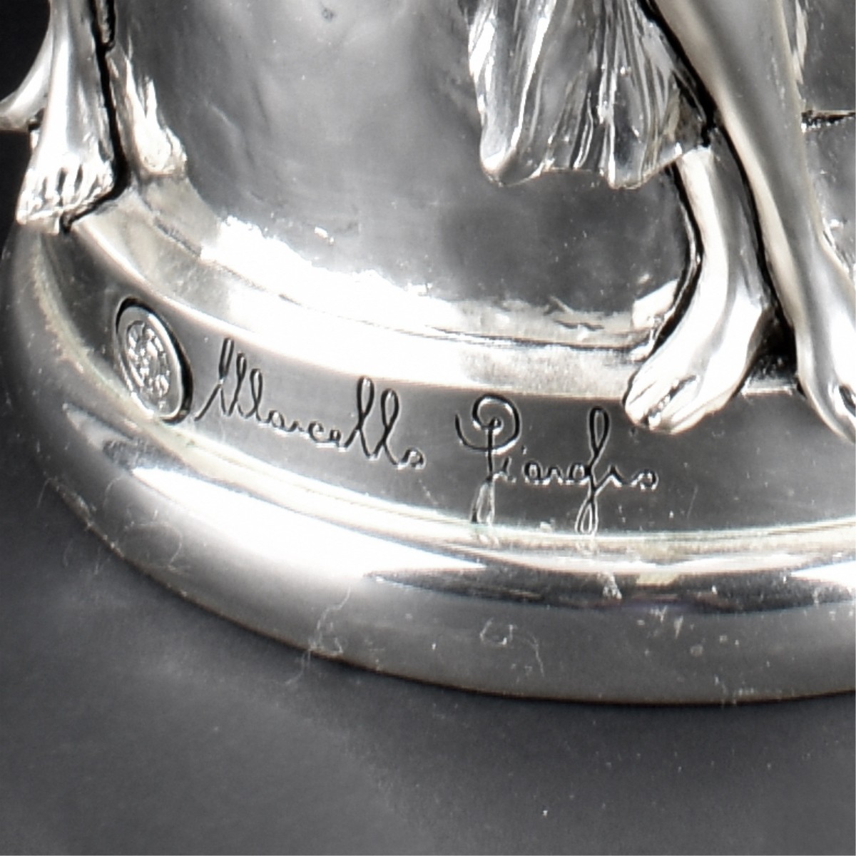 Figural Silver Plate Champagne Bucket