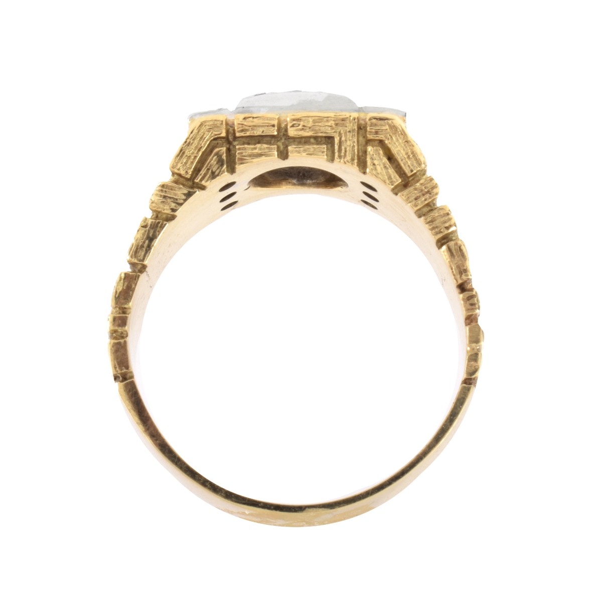 Man's Vintage .75ct TW Diamond and 14K Ring