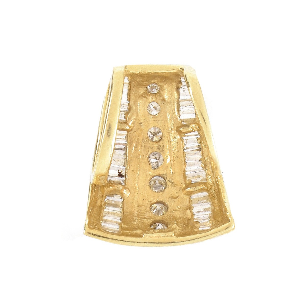 Vintage Diamond and 14K Slide Pendant