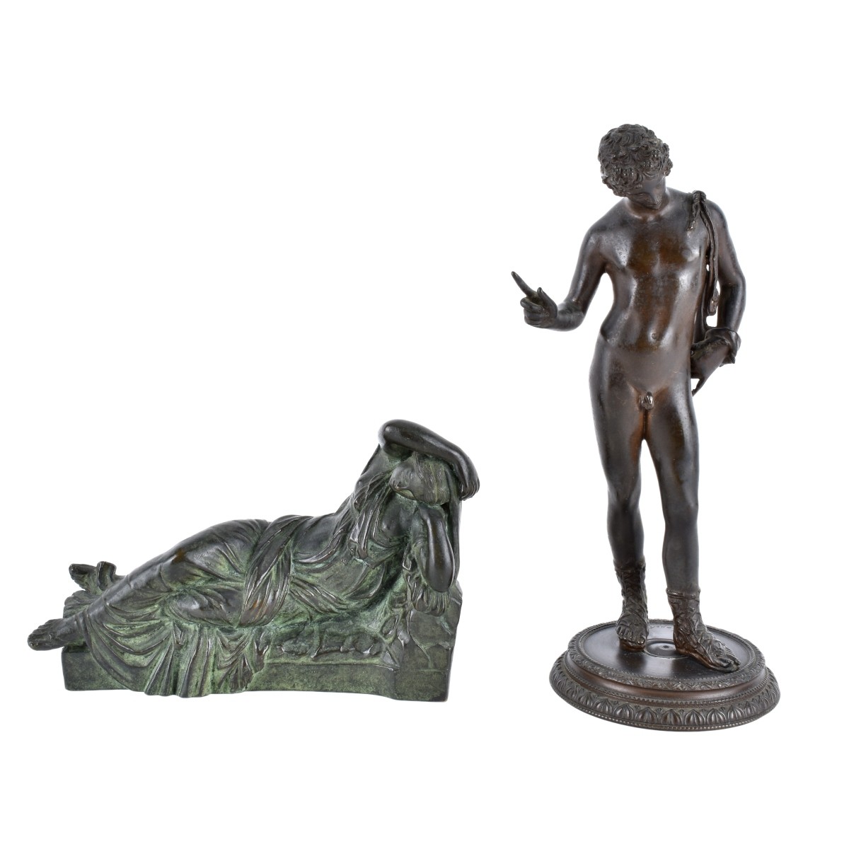 Two (2) Bronze Sculptures