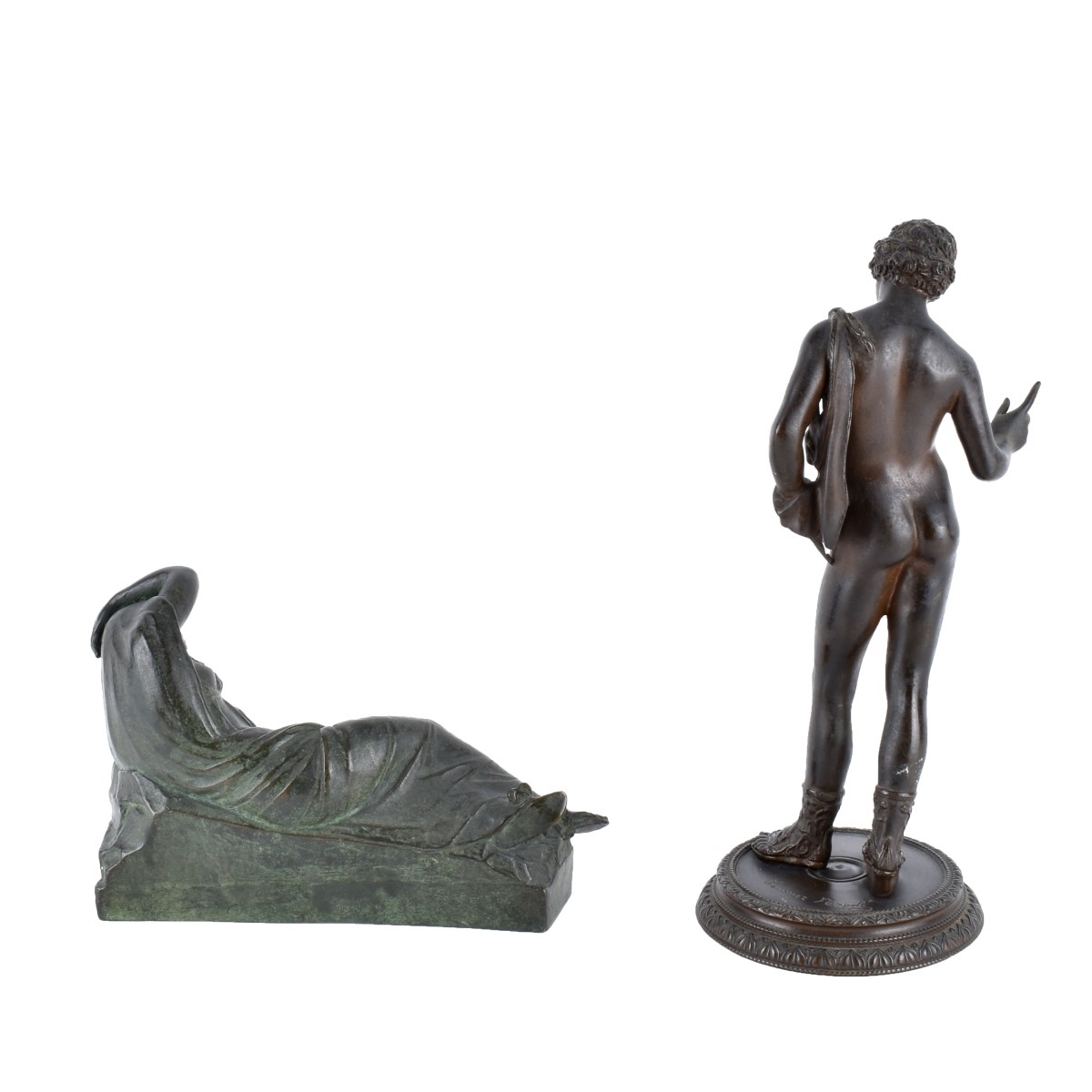 Two (2) Bronze Sculptures