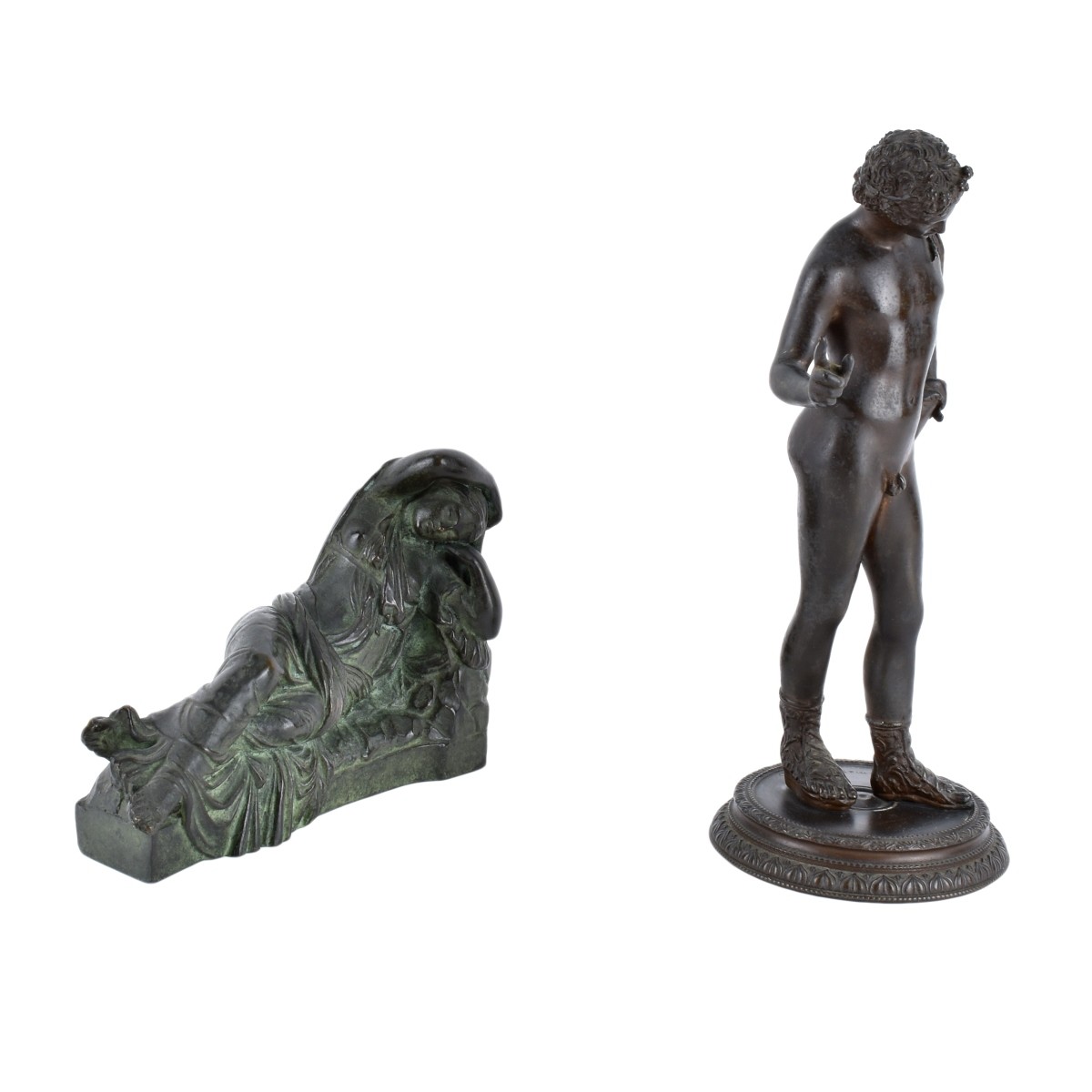 Two (2) Bronze Sculptures