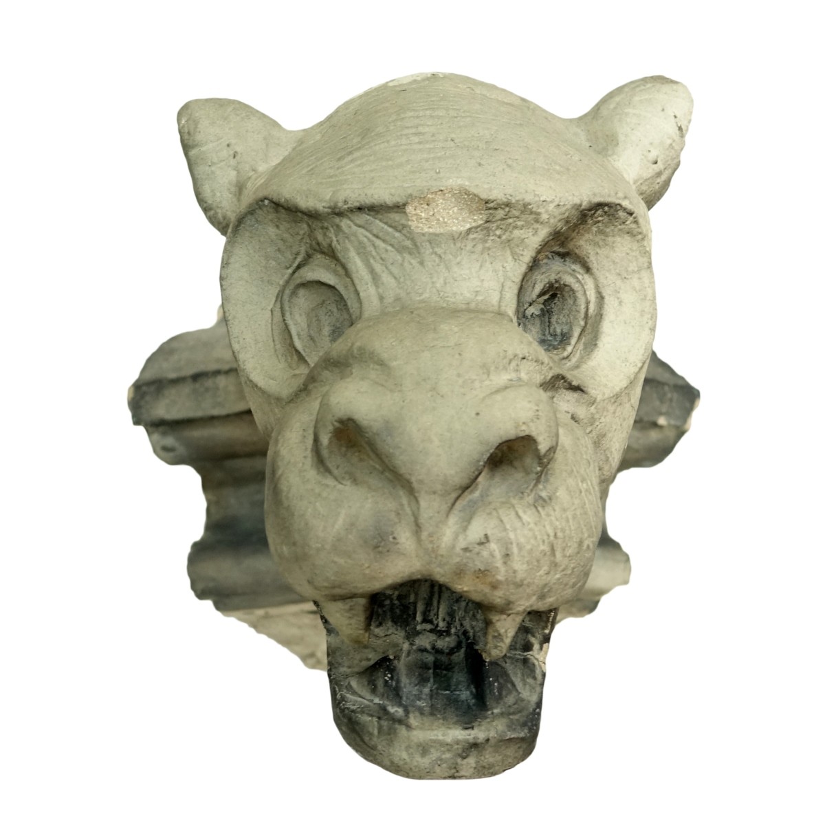 19/20th Cement Gargoyle Carved Remnant