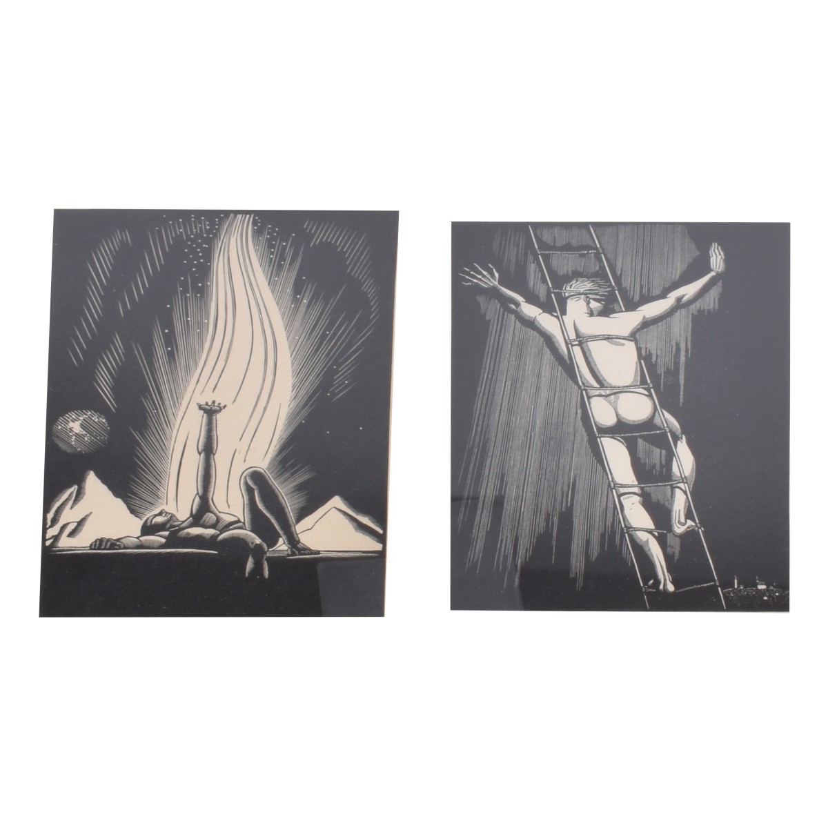 Two (2) Earl Marshawn Washington (b.1962) Prints