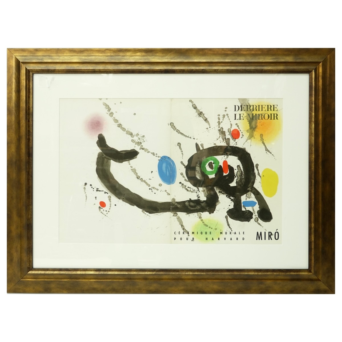 After: Joan Miro, French (1893 - 1983) Art poster