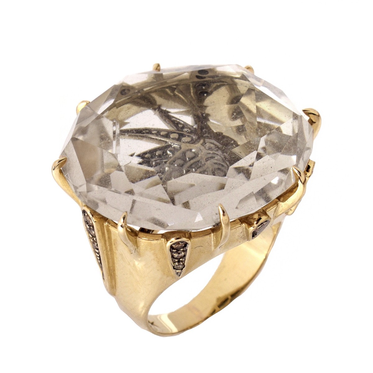 H. Stern 18K and Quartz Ring