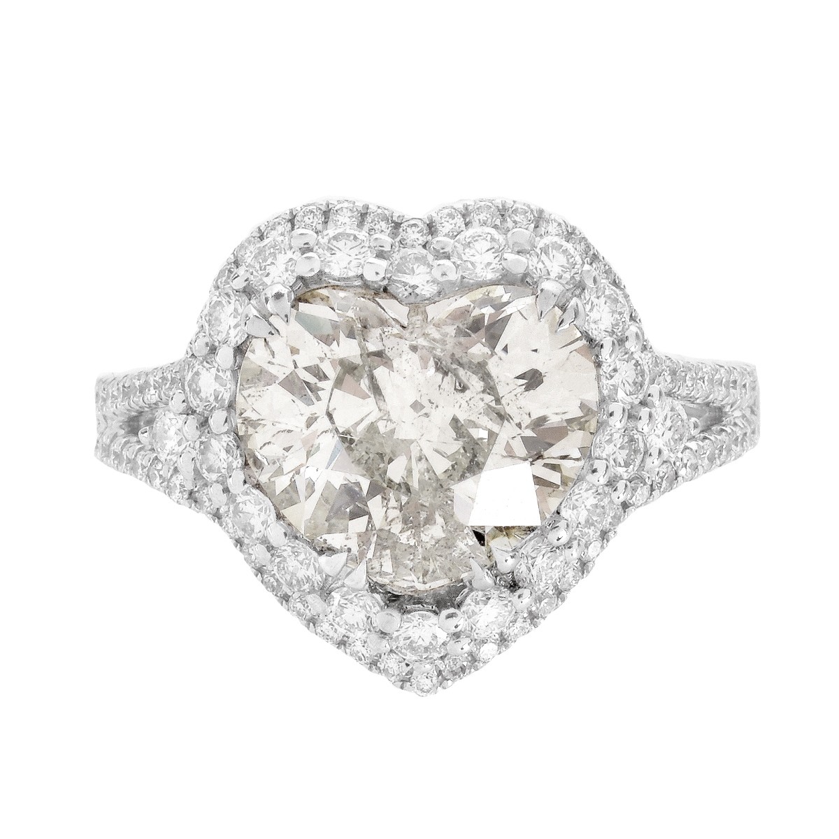 3.63ct Diamond and 18K Ring